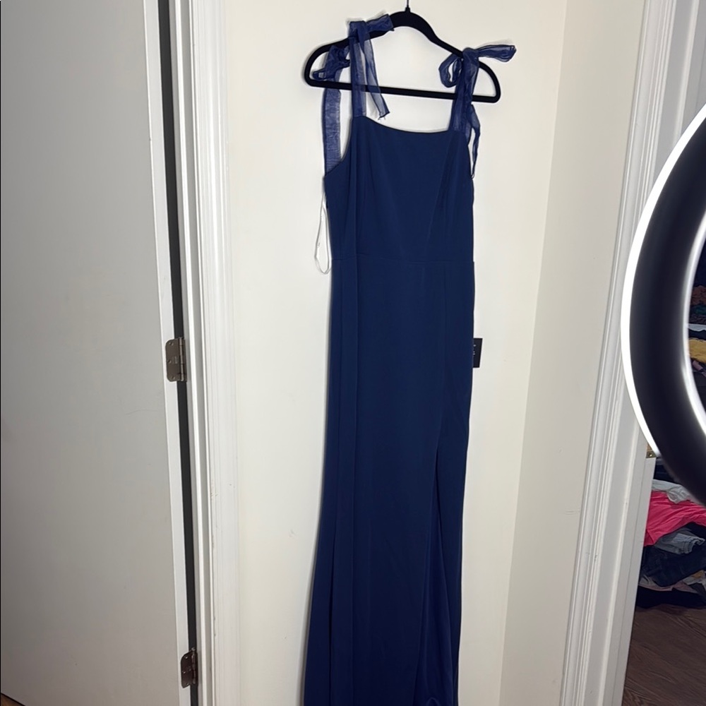 Elegant Blue Evening Gown